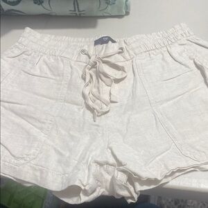 Gap Women's Beige Linen Shorts XSR
